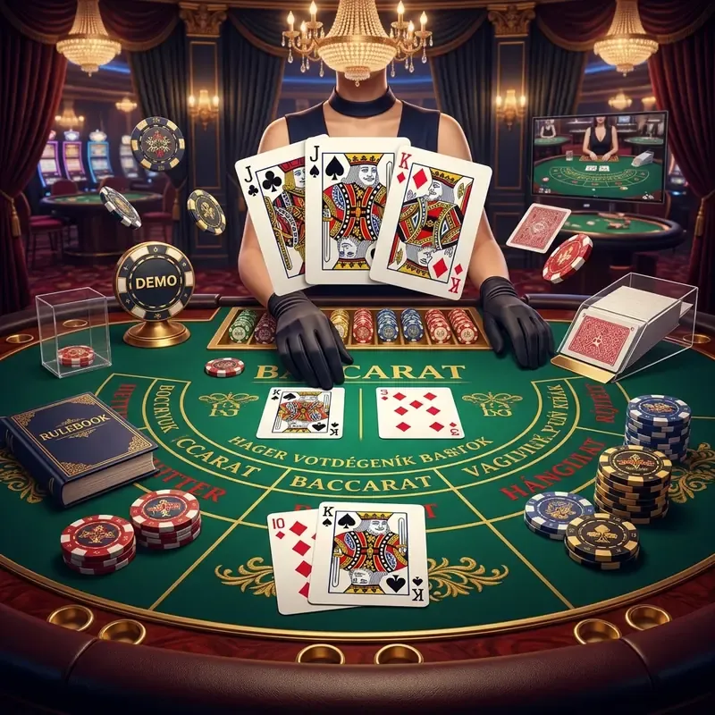 Baccarat online szabályok, demo és live