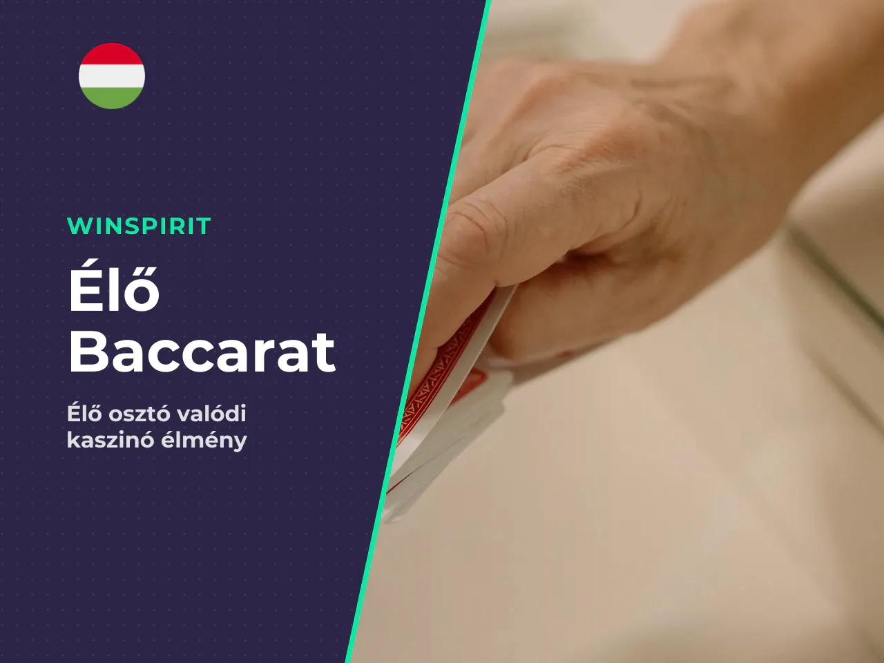 A live baccarat legfőbb vonzereje a