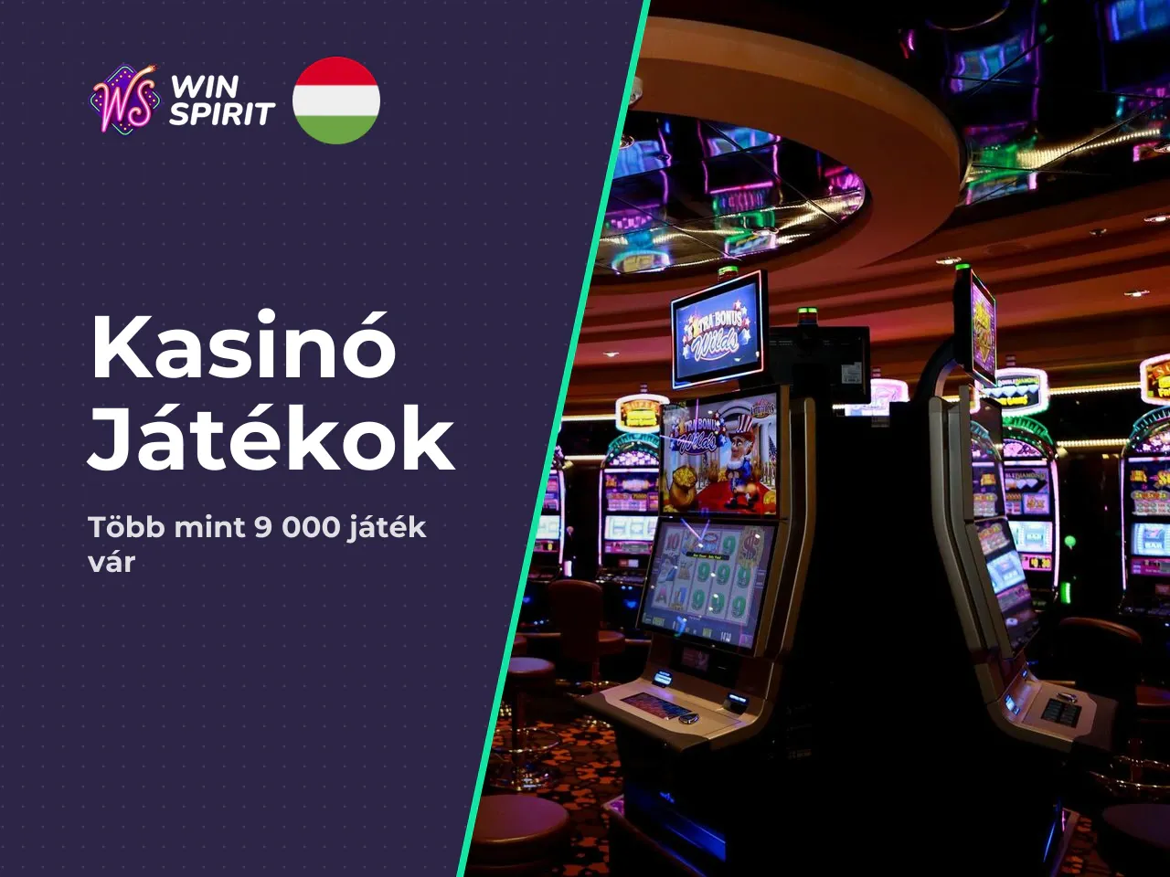 Slots, table games and category coverage