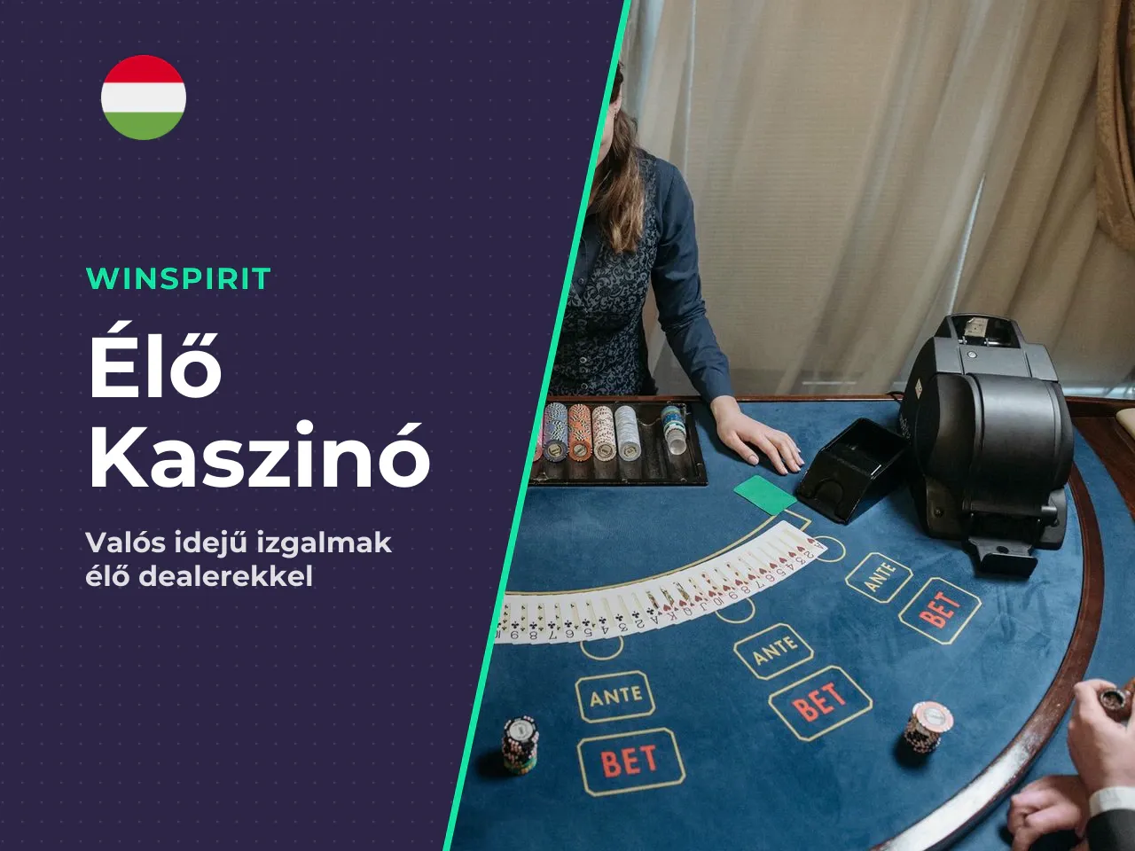 Élő kaszinó és asztali játékok akinek