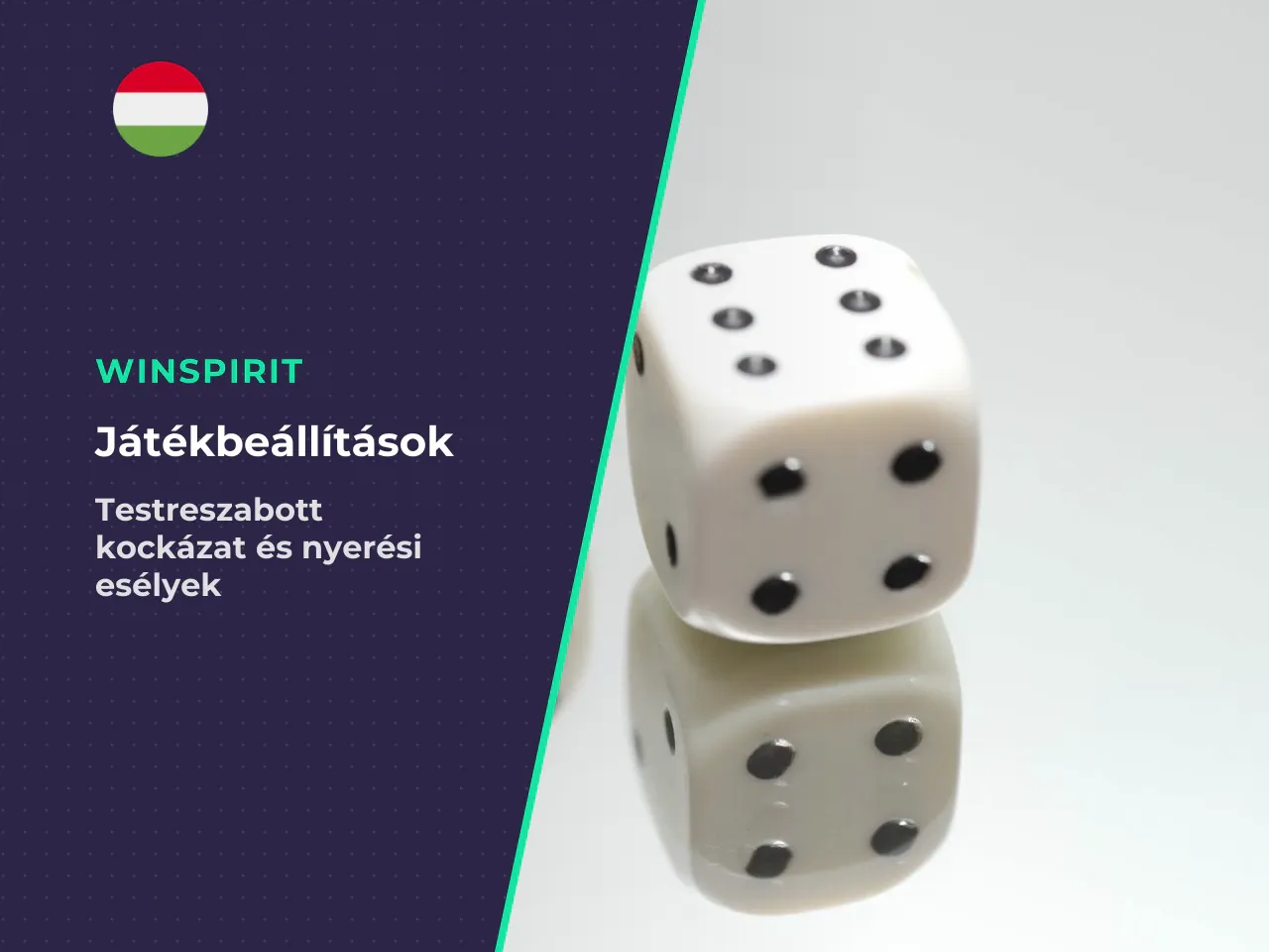 Beállítások kockázat, sorok és fogadási szint