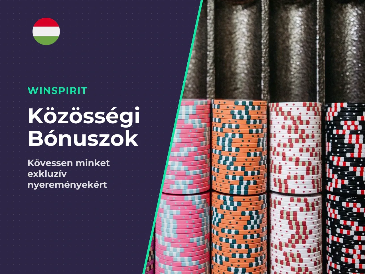 Közösségi média bónuszok. A WinSpirit közösségi