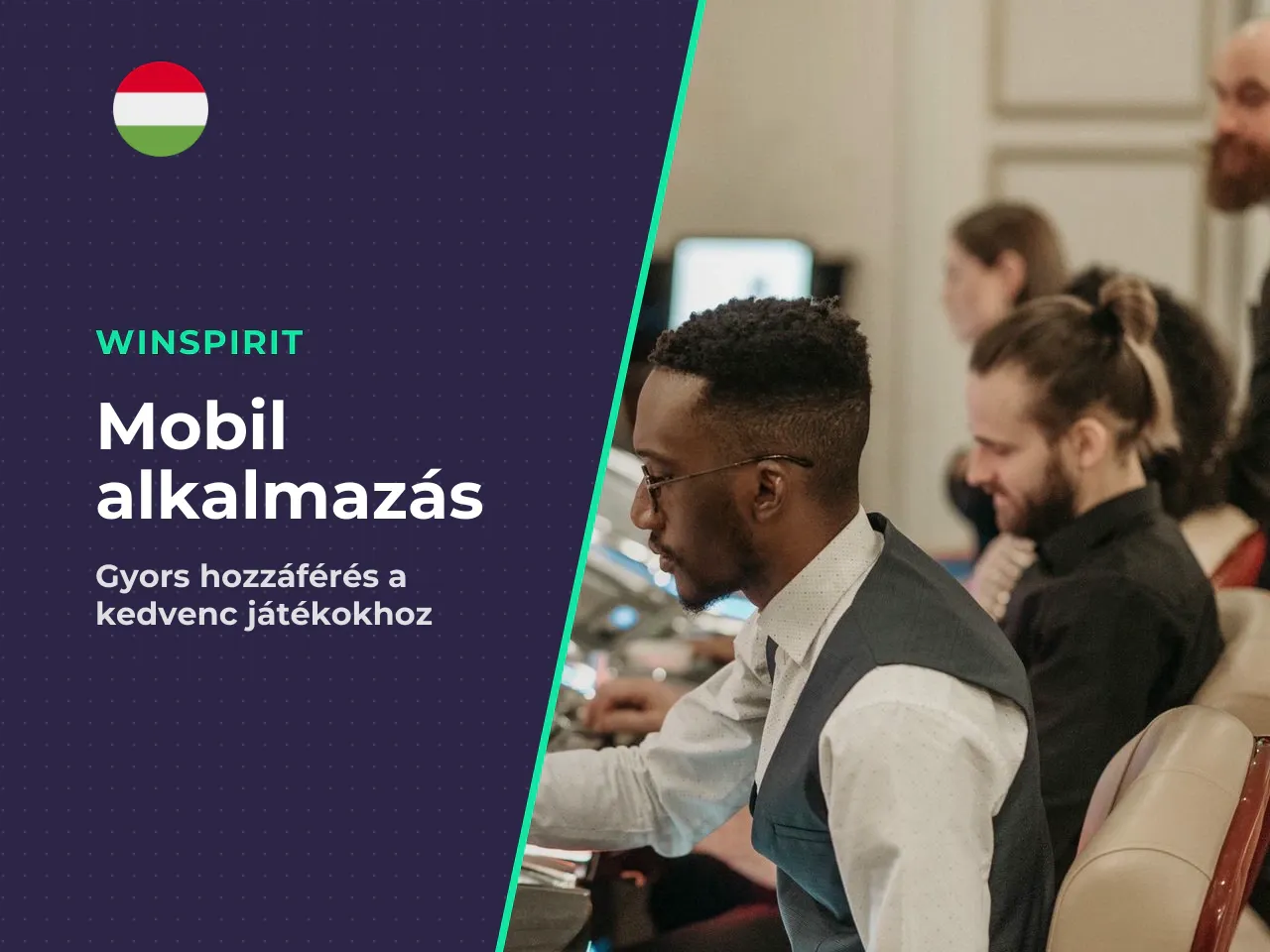 Játékok, élő szekció és mobil navigáció