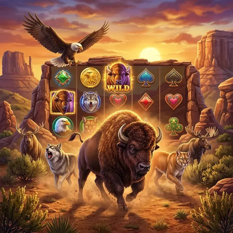 Buffalo King slot online demo, ingyenes