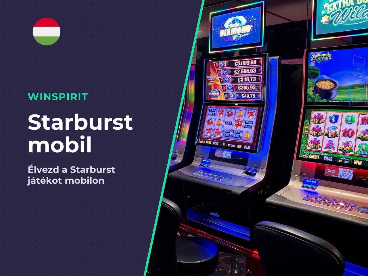 Starburst mobilon és letöltés nélkül. A